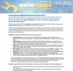 Automotive Apps & Mobile Device Evolution 2013 - Main PR