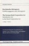 Das deutsche Aktiengesetz. Inklusive Nachtrag Januar 2002