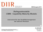 Reifegradmodelle für das Qualitätsmanagement der Internen Revision