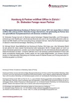 Office Zürich / Dr. Farago neuer Partner